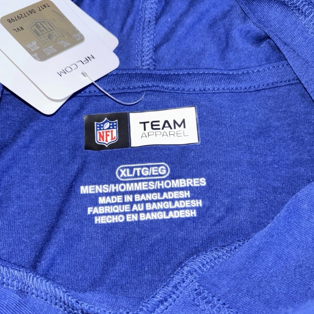 Blue NY Graphic Hoodie T-Shirt - Picture 9 of 10